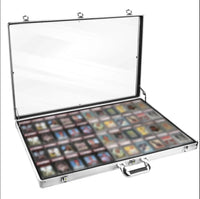 Portable Card Show Display Case | Lockable, Aluminum & Glass | Fits PSA, BGS, CGC Slabs - Slabworks 4