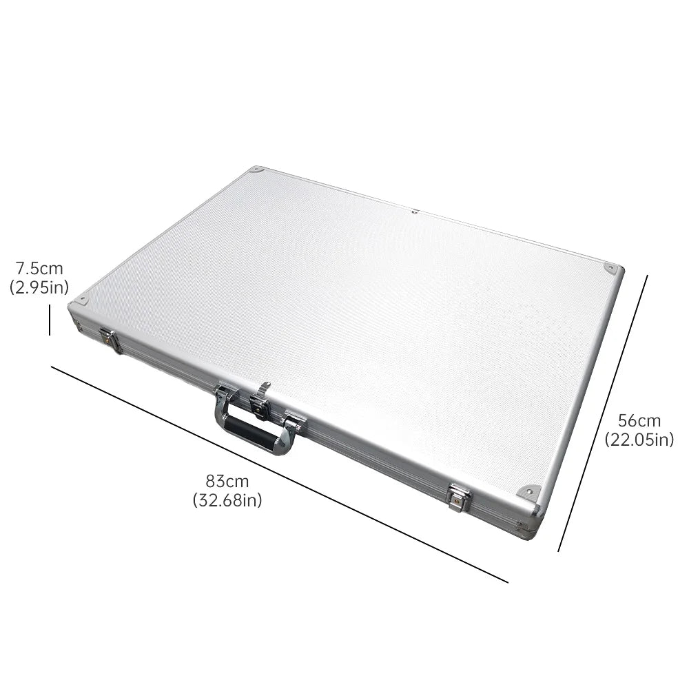Portable Card Show Display Case | Lockable, Aluminum & Glass | Fits PSA, BGS, CGC Slabs - Slabworks 7
