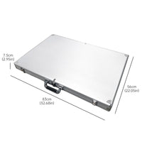 Portable Card Show Display Case | Lockable, Aluminum & Glass | Fits PSA, BGS, CGC Slabs - Slabworks 7