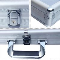 Portable Card Show Display Case | Lockable, Aluminum & Glass | Fits PSA, BGS, CGC Slabs - Slabworks 3